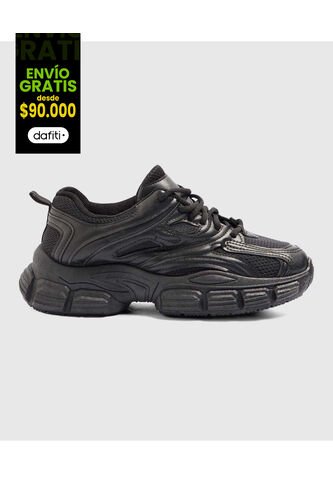 Tenis Para Mujer Casual Color Negro Marca Ostu #40720164 Ostu