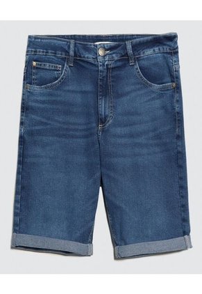 Bermuda Para Hombre Color Azul Medio Marca Ostu #60100405