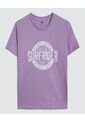 Camiseta Para Mujer Manga Corta Color Morado Marca Ostu #40092048 de Ostu