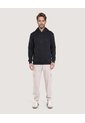 Hoodie Con Estampado  Para Hombre Negro Ostu de Ostu