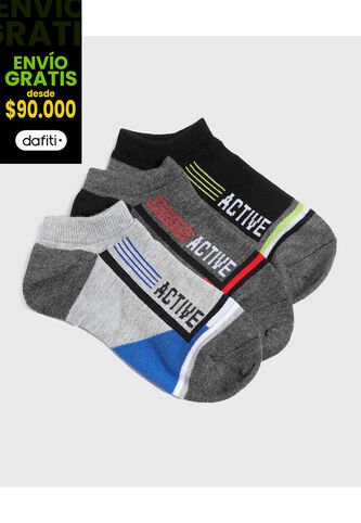 Medias Para Niño Invisible Color Pack X Marca Ostu #80980134 Ostu