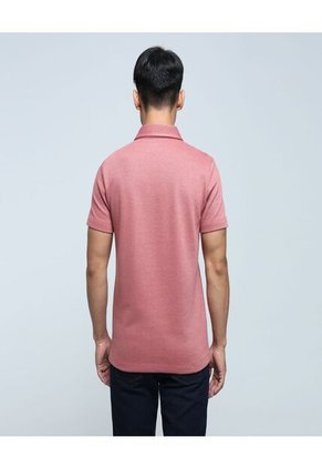 Polo Para Hombre Cuello Maquina Sin Bolsillo Color Naranja Marca Ostu #60110687