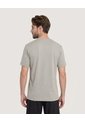 Camiseta Unicolor Texturizada  Para Hombre Verde Ostu de Ostu