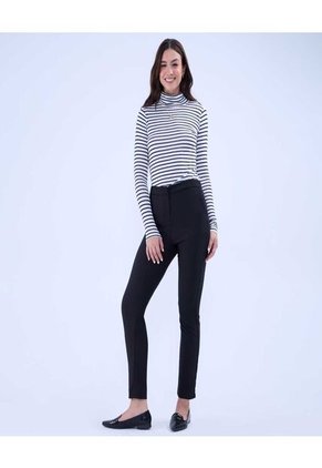 Camiseta Para Mujer Manga Larga Color Negro Marca Ostu #40092239