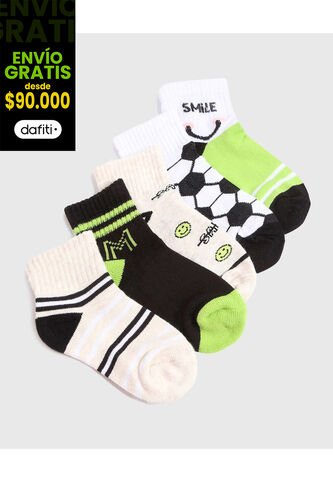 Medias Para Niño Tobillera Color Pack X Marca Ostu #80980130 Ostu