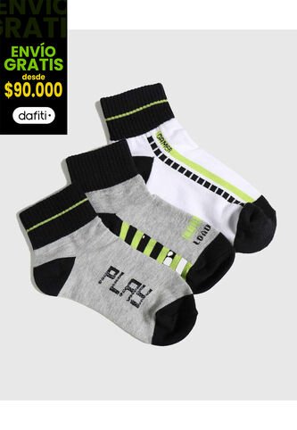 Medias Para Niño Tobillera Color Pack X Marca Ostu #80980122 Ostu