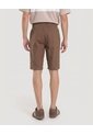 Bermuda Básica Con Bolsillos  Para Hombre Café Ostu de Ostu