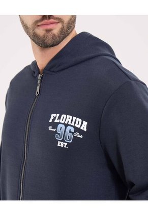 Buzo Para Hombre Zipper Color Azul Marca Ostu #60060566