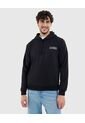 Buzo Para Hombre Hoodie Color Negro Marca Ostu #60060394 de Ostu
