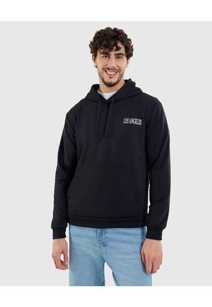 Buzo Para Hombre Hoodie Color Negro Marca Ostu #60060394