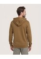 Buzo Hoodie Zipper De Ajuste Cómodo  Para Hombre Café Ostu de Ostu