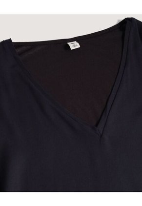 Blusa  Para Mujer Manga Corta Color Negro Marca Ostu #40121059