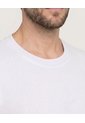 Camiseta Unicolor Texturizada  Para Hombre Gris Ostu de Ostu