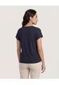 Blusa  Para Mujer Manga Corta Color Negro Marca Ostu #40121059 de Ostu