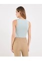 Top Basico Hombro Ancho  Para Mujer Verde Ostu de Ostu