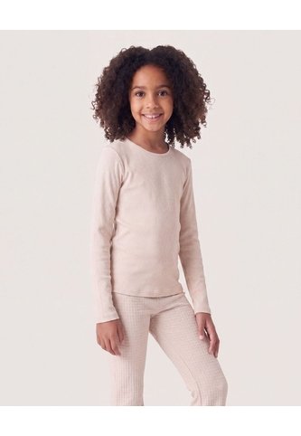 Camiseta Manga Larga Texturizada  Infantil Niña Arena Ostu Ostu