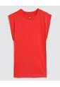 Camiseta Para Mujer Manga Sisa Color Rojo Marca Ostu #40092013 de Ostu