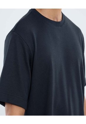 Camiseta Para Hombre Manga Corta Cuello Redondo Color Negro Marca Ostu #60091641