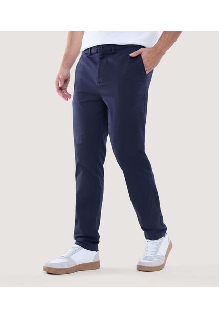 Pantalon Para Hombre Chino Color Azul  Marca Ostu #60070297