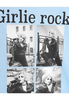 Camiseta Para Mujer Manga Corta Color Azul Marca Ostu #40092044