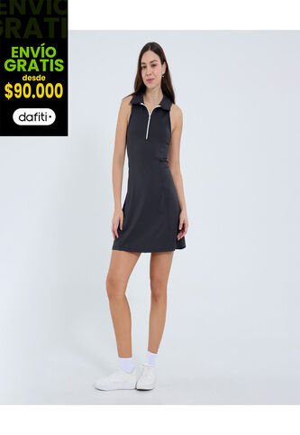 Vestido Para Mujer M/Sisa Corto Color Negro Marca Ostu #40170304 Ostu