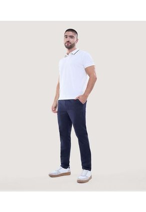 Pantalon Para Hombre Chino Color Azul  Marca Ostu #60070297