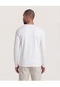 Camiseta  Para Hombre Manga Larga Cuello Henley Color Crema Marca Ostu #60091569 de Ostu