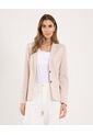 Blazer Para Mujer  Color Beige Marca Ostu #40400013 de Ostu