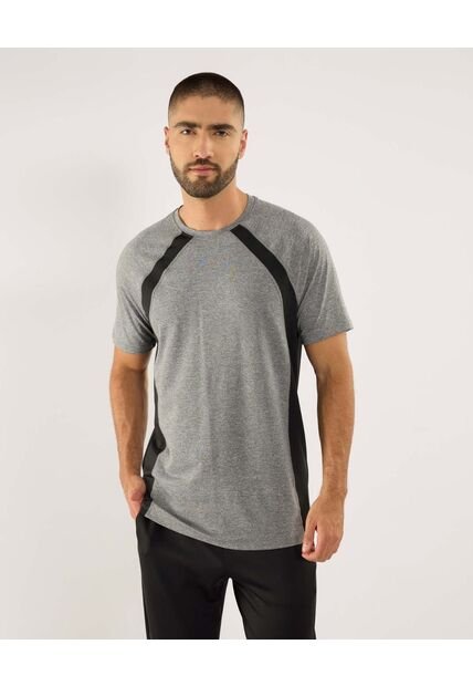 Camiseta Para Hombre Manga Corta Cuello Redondo Color Negro Marca Ostu #60091691