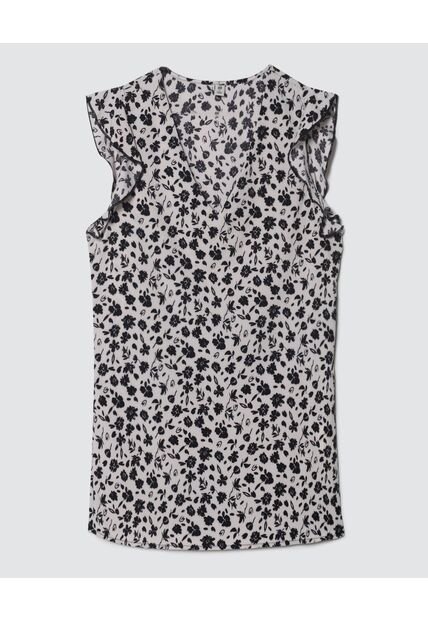 Blusa Para Mujer Manga Sisa Color Negro Marca Ostu #40120935