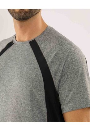 Camiseta Para Hombre Manga Corta Cuello Redondo Color Negro Marca Ostu #60091691