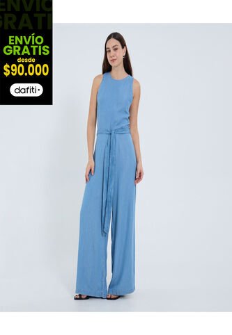 Enterizo Para Mujer Manga Sisa Color Azul Marca Ostu #40320129 Ostu