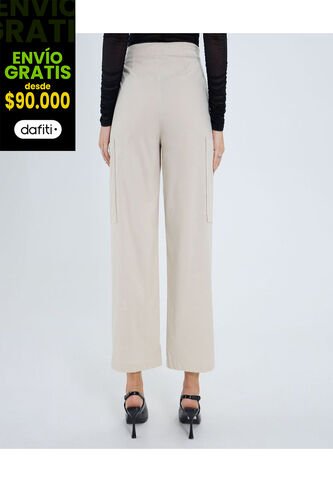 Pantalón Para Mujer Moda Color Beige Marca Ostu #40070822 Ostu