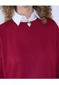 Buzo Para Mujer Cuello Redondo Color Vino Marca Ostu #40060340 de Ostu