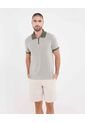 Polo  Para Hombre Cuello Tejido Sin Bolsillo Color Verde Marca Ostu #60110857 de Ostu