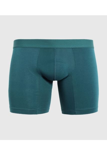 Pantaloncillo Para Hombre Boxer Filete Medio Algodón Color Verde Marca Ostu #60000509