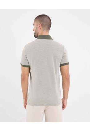 Polo  Para Hombre Cuello Tejido Sin Bolsillo Color Verde Marca Ostu #60110857