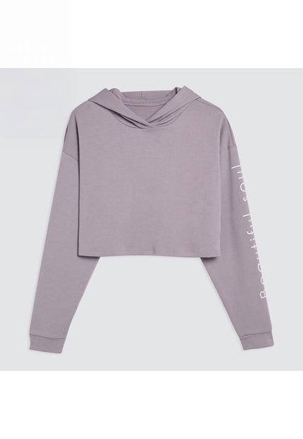 Buzo Para Mujer Hoodie Color Morado Marca Ostu #40060225