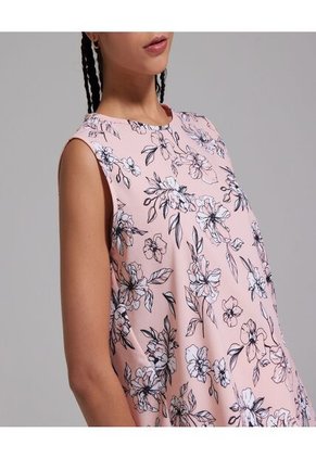 Blusa Para Mujer Manga Sisa Color Rosado Marca Ostu #40120784