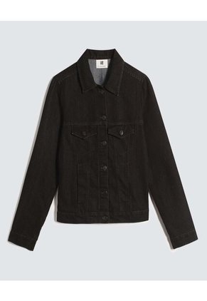 Chaqueta Para Mujer Trucker Color Negro Marca Ostu #40080228