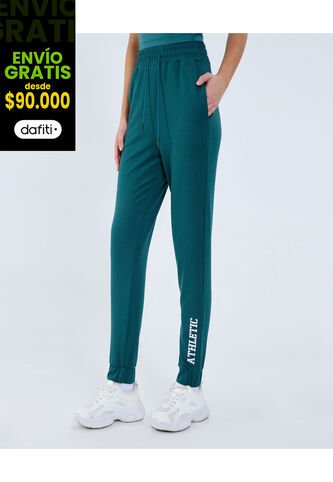 Pantalón Para Mujer Jogger Color Verde Marca Ostu #40070777 Ostu
