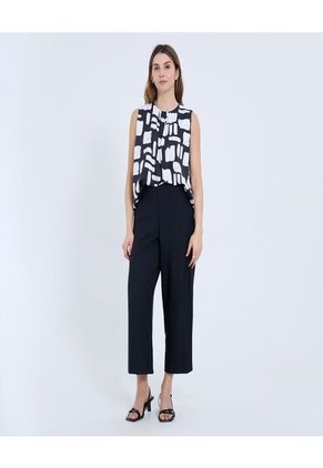 Blusa Para Mujer Manga Sisa Color Negro Marca Ostu #40121135