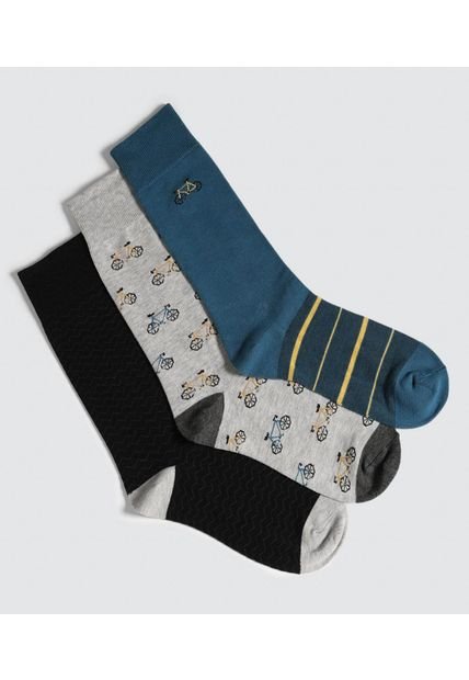 Medias Para Hombre Caña Larga Color Pack X Marca Ostu #60980225