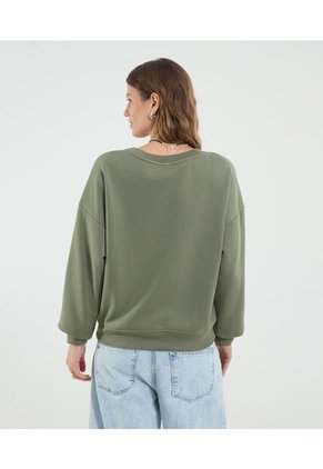 Buzo Para Mujer Cuello Redondo Color Verde Marca Ostu #40060476