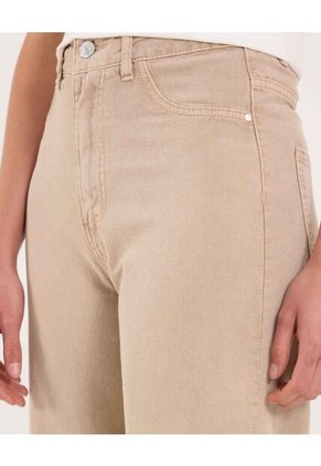 Jean Para Mujer Culotte Color Beige Marca Ostu #40160595