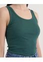 Camiseta  Para Mujer Manga Sisa Cuello Redondo Color Verde Marca Ostu #40092697 de Ostu