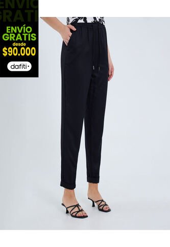 Pantalón Para Mujer Jogger Color Negro Marca Ostu #40070768 Ostu