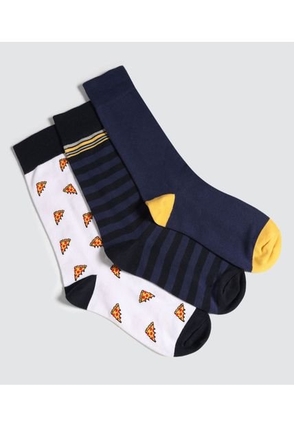 Medias Para Hombre Caña Larga Color Pack X Marca Ostu #60980226