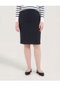 Falda  Para Mujer Medio Color Negro Marca Ostu #40140203 de Ostu