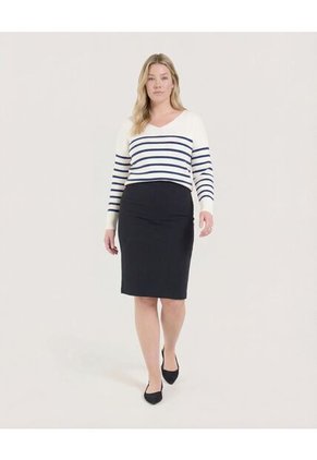 Falda  Para Mujer Medio Color Negro Marca Ostu #40140203
